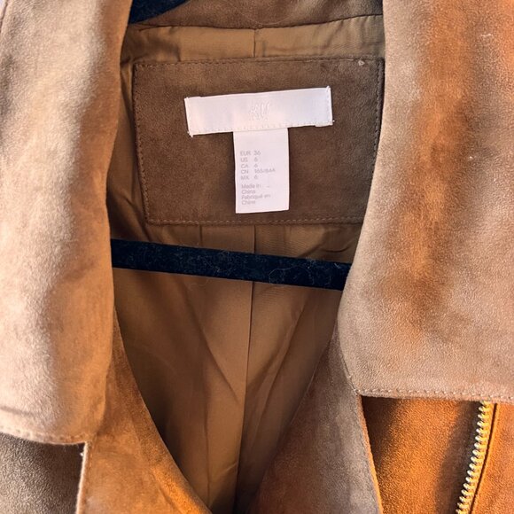 H&M Suede Taupe Jacket - Picture 2 of 7